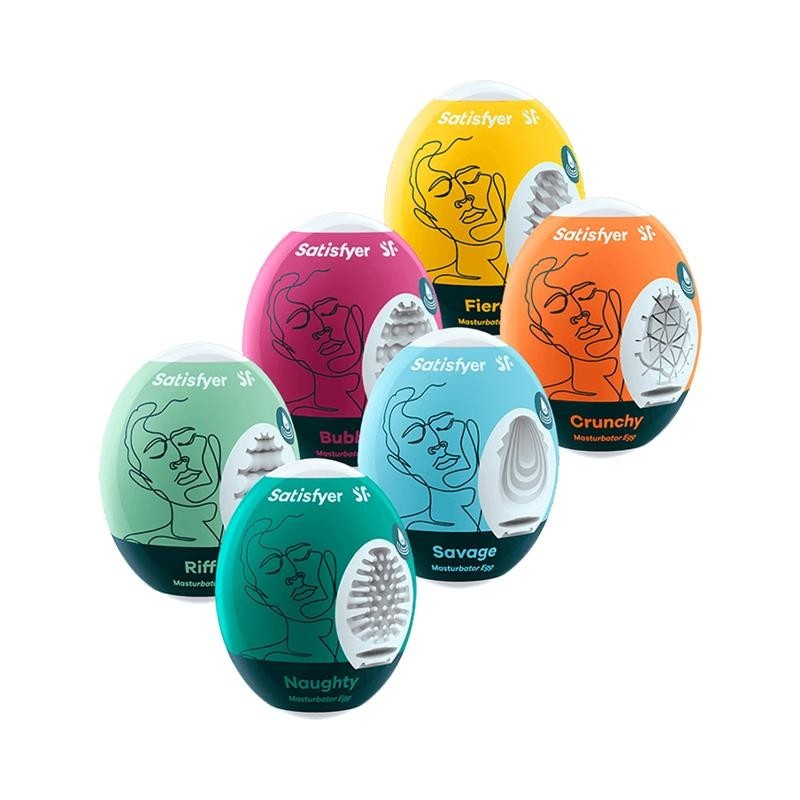 Set 6 Unités oeuf masturbateur