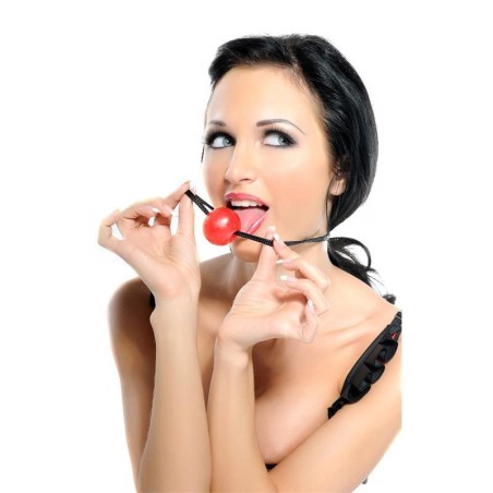 Fetish Fantaset Series baillon en forme de boule gout bonbon à la cerise