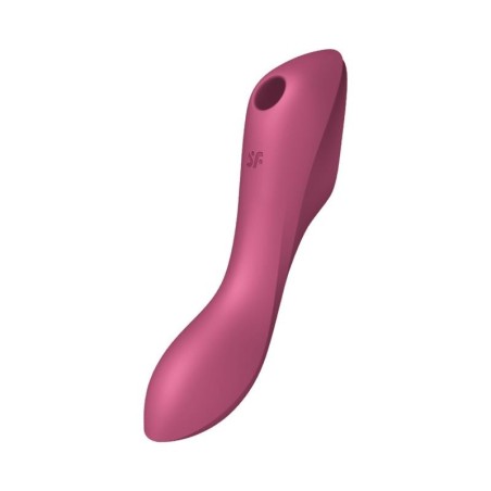Curvy Trinity 3 vibromasseur et suceur Triple Stimulation USB rouge