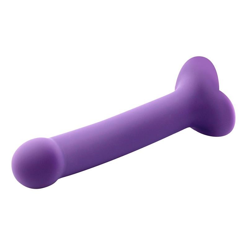 Gode rebondissant silicone liquide Hiper Flexible 7 - 18 cm taille M pourpre