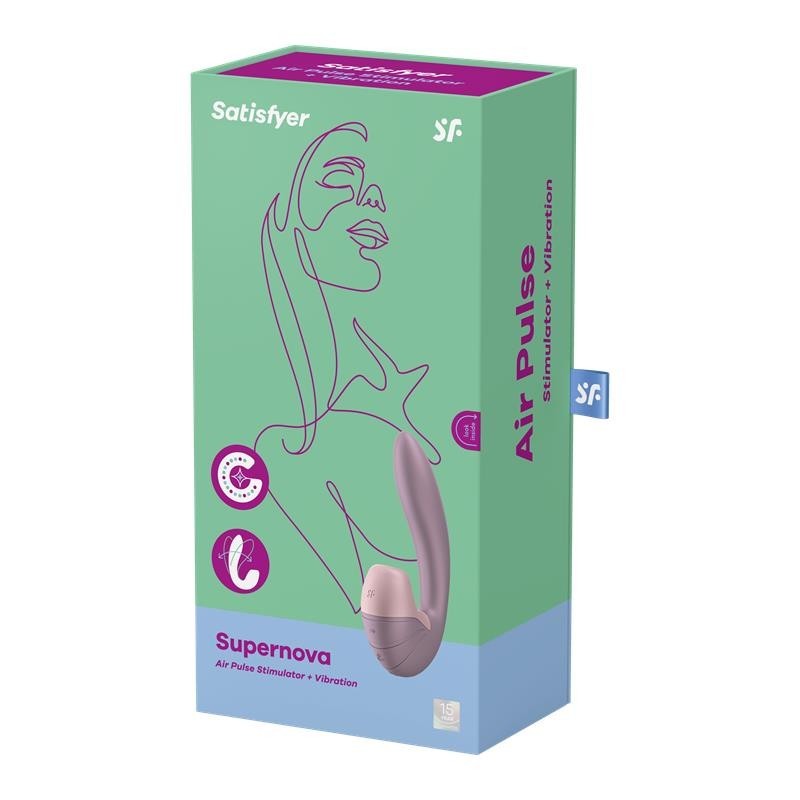 Supernova Old Rose Aspirateur et vibromasseur Super Flexible USB