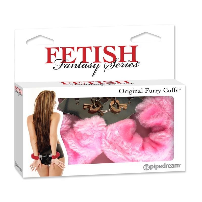 Fetish Fantaset Series menottes de Peluches Originales Couleur Rose