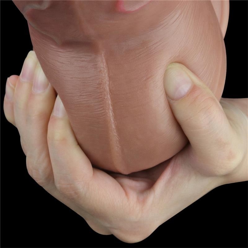 Gode Double couche silicone Platine 7