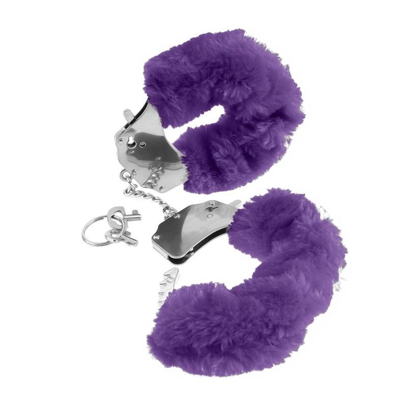 Fetish Fantaset Series menottes de Peluches Originales Couleur Violet