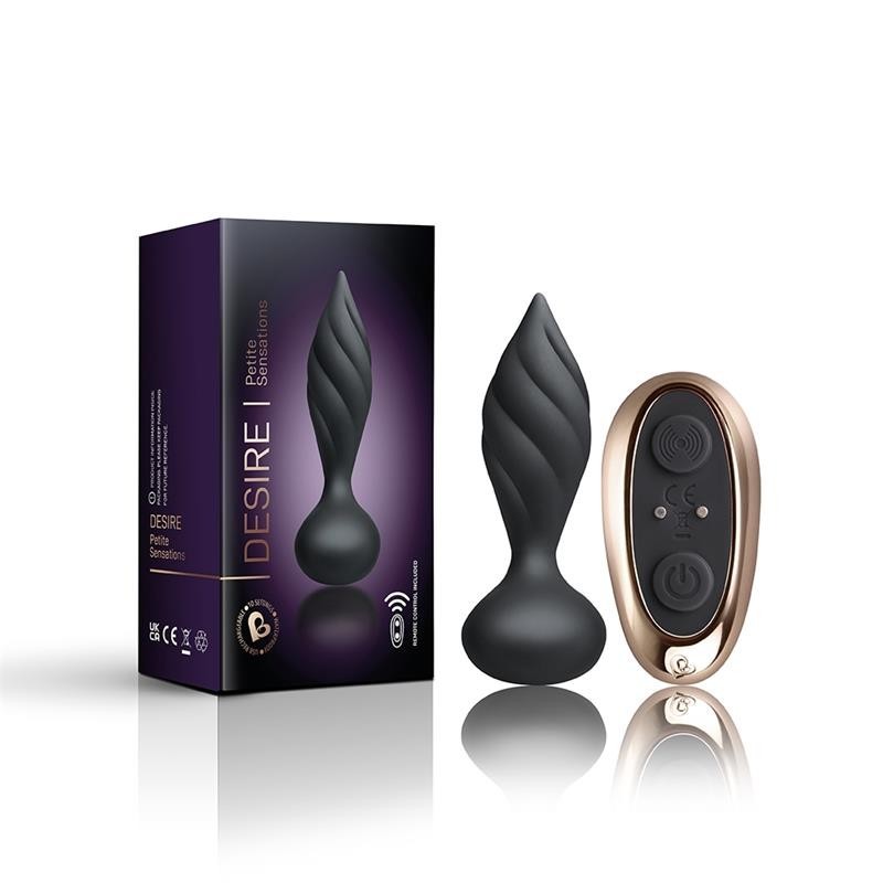 Plug Anal avec Télécommande Petite Sensations Desire Noir