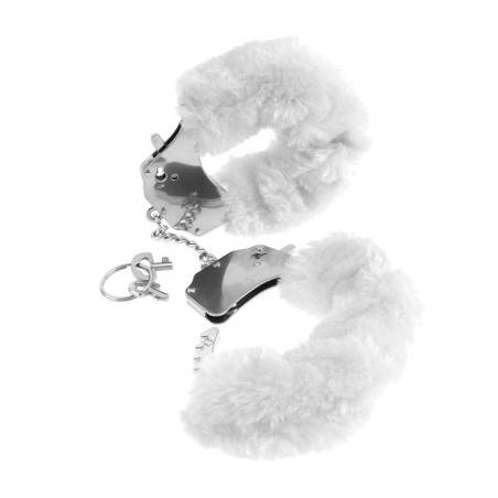 Fetish Fantaset Series menottes de Peluches Originales Couleur Blanc
