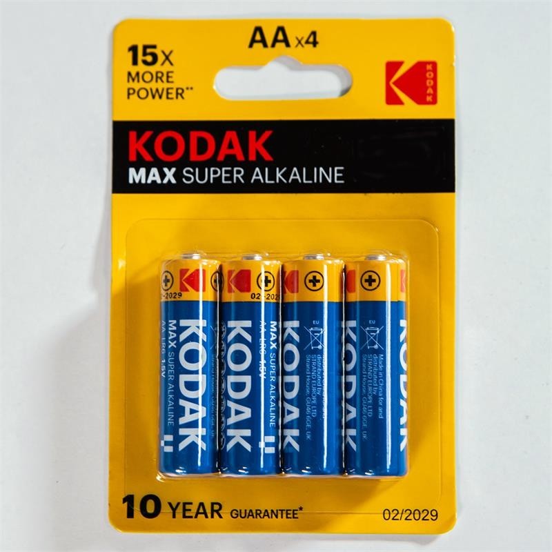 pile Alcaline Super Max AA LR6 Blister de 4