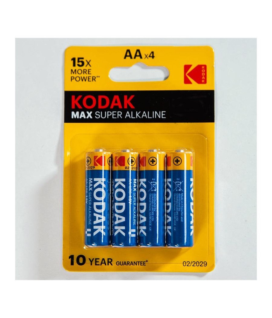 pile Alcaline Super Max AA LR6 Blister de 4