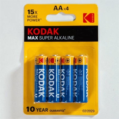 pile Alcaline Super Max AA LR6 Blister de 4