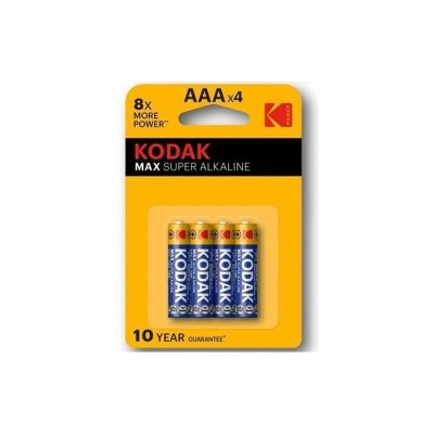 piles Alcalines Super Max AAA LR3 Blister de 4