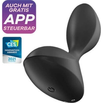 Sweet Seal Plug Anal vibrant et APP Noir