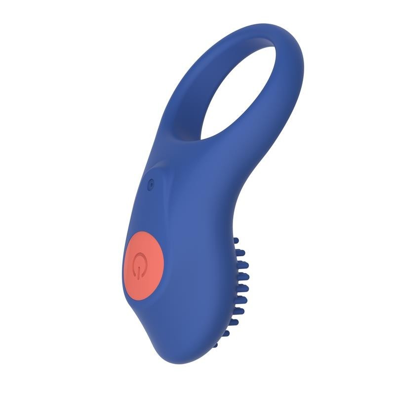 Anneau de sortie français à pénis vibrant USB silicone