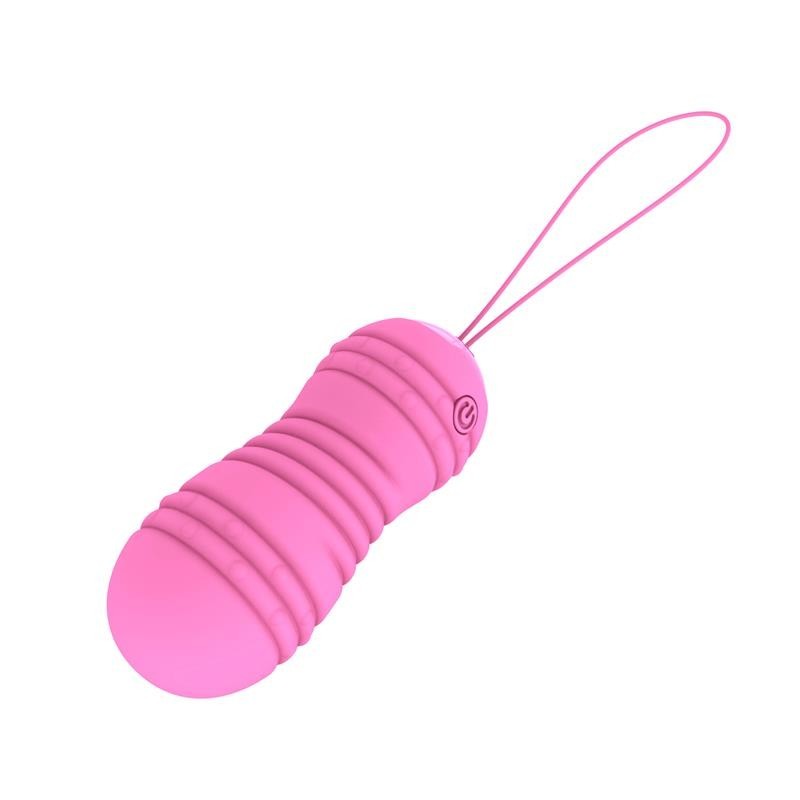 Hiibo oeuf vibrant avec Rotación télécommande USB Silicone Rose