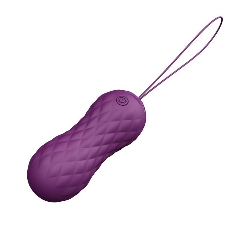Nima oeuf vibrant avec mouvement Wave télécommande USB Silicone mauve