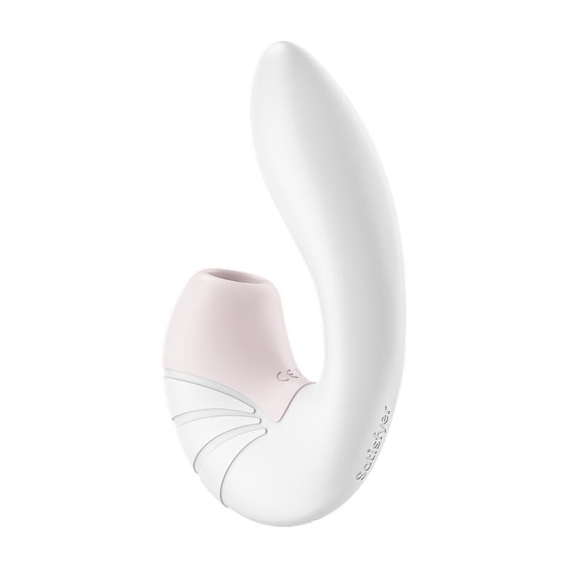 Supernova suceur et Vibromasseur Super Flexible USB Blanc