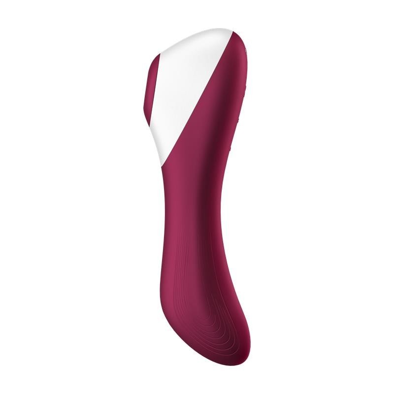 vibromasseur et aspirateur Dual Crush USB rouge