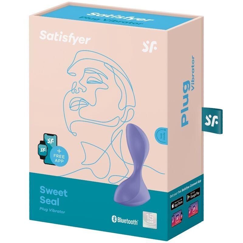 Sweet Seal Plug Anal vibrant et APP Noir
