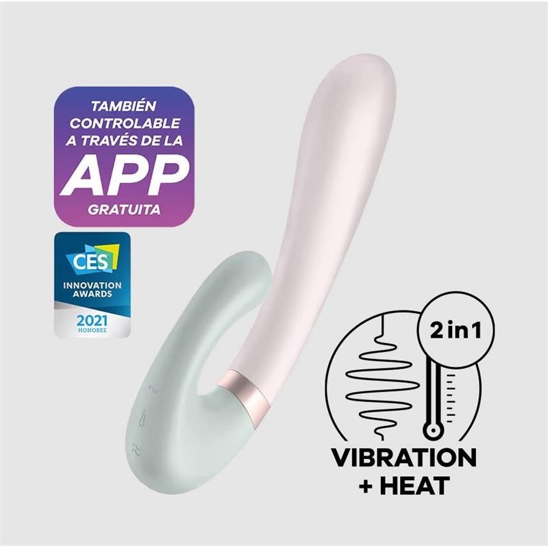 vibromasseur Heat Wave avec effetr chaud et APP menthe