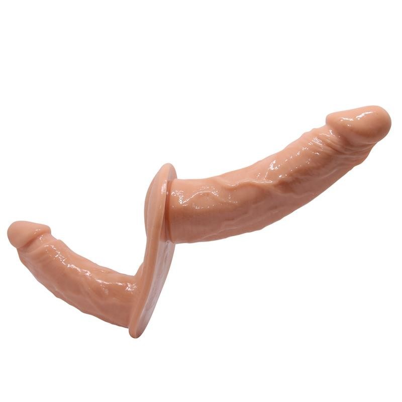 harnais avec gode double réaliste