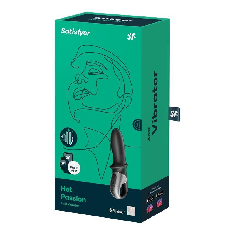 Hot Passion - Stimulateur anal avec application et fonction de vibration USB