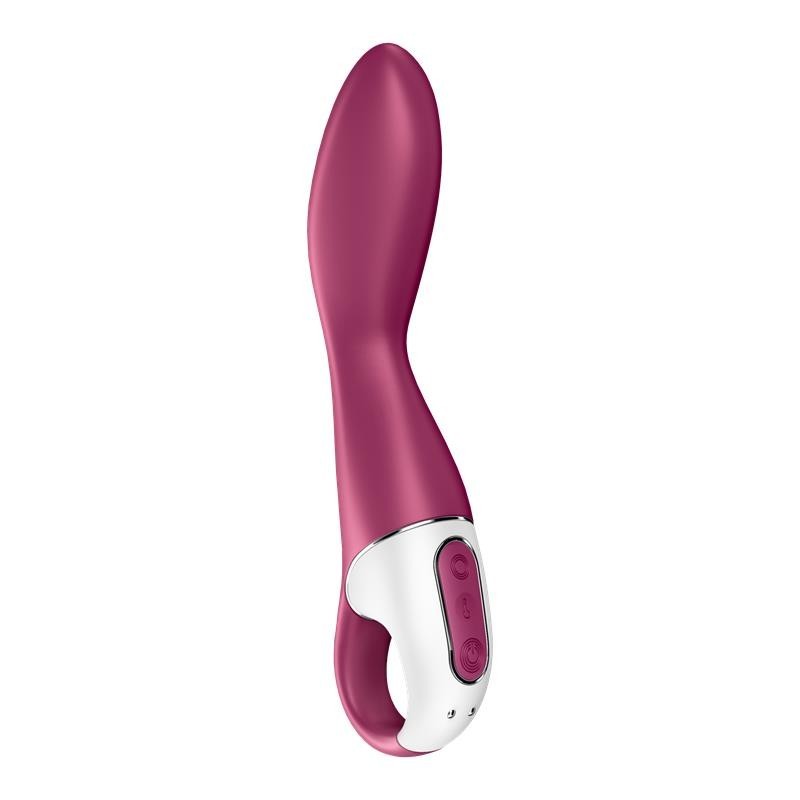 Vibromasseur chauffant à effet chauffant avec application Satisfyer Connect