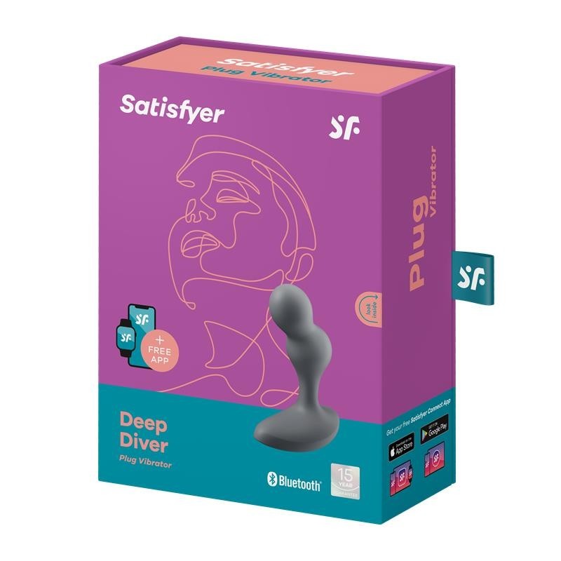 Deep Diver Plug Anal vibrant APP Satisfyer Connect