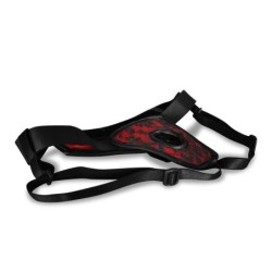 harnais de Luxe sans dos rouge S - XL