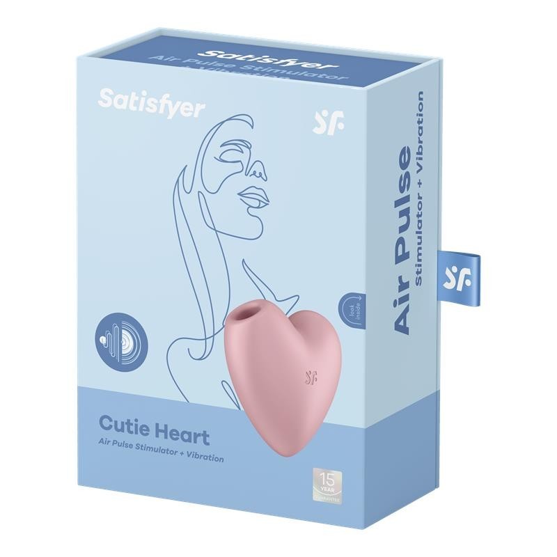 Cutie Heart suceur de Clítoris et Vibration Rose