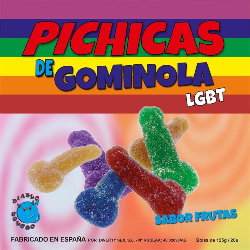 boite bonbons gélifiés zizi gout fruits LGBTQ+