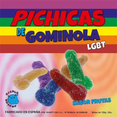 boite bonbons gélifiés zizi gout fruits LGBTQ+