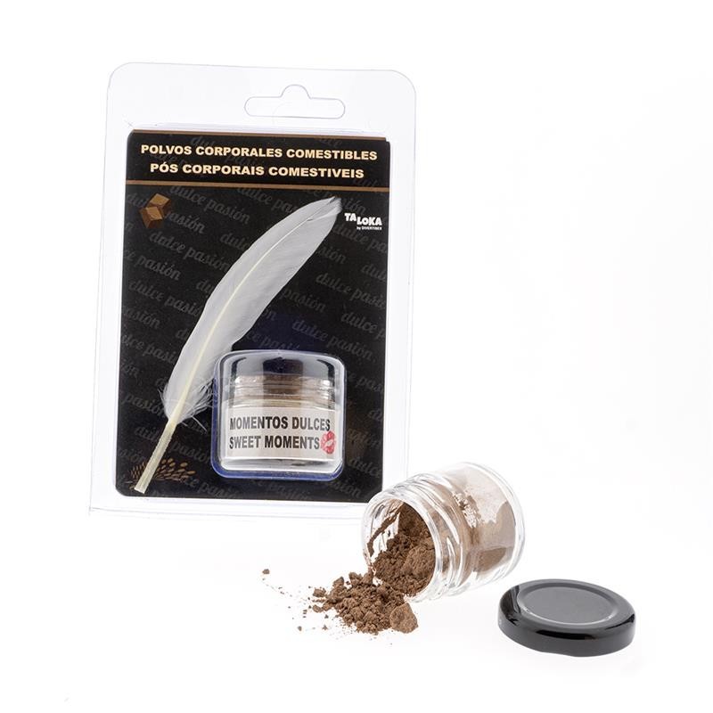 poudres coporelles gout Chocolat + porte plume