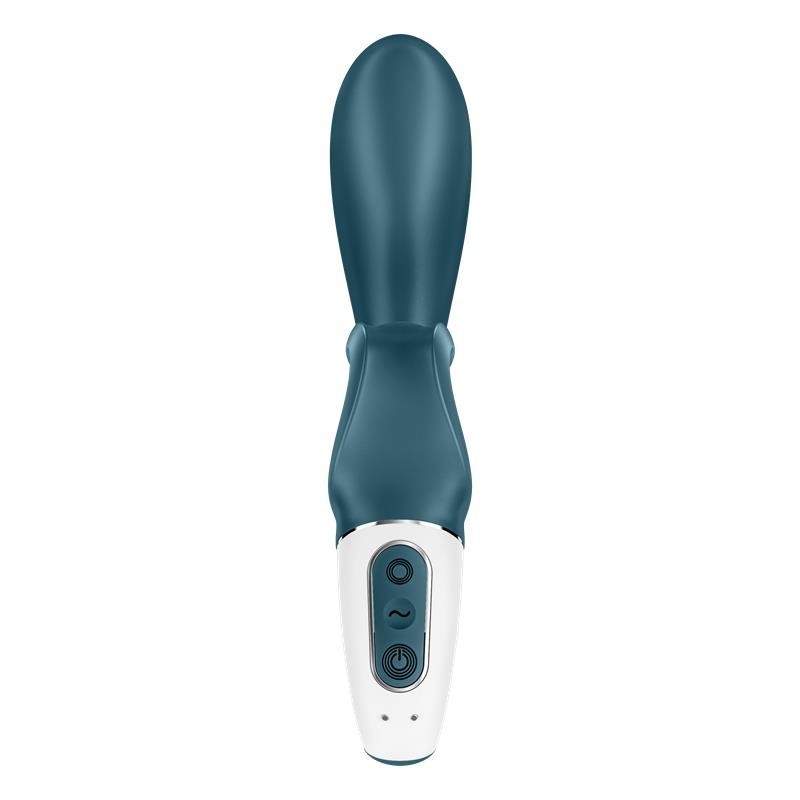 Vibromasseur Hug Me avec application Satisfyer Connect Gris bleu