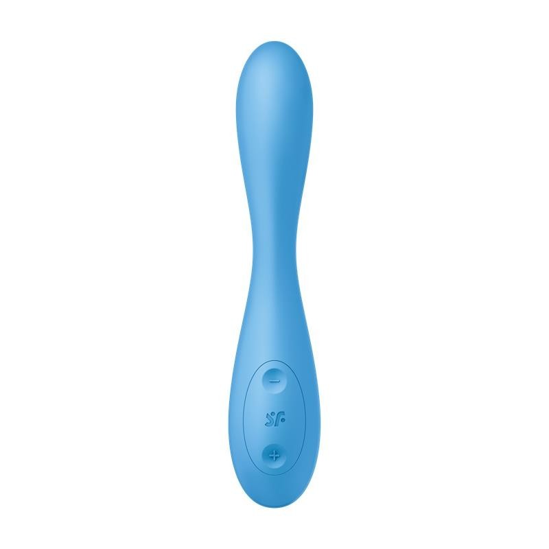 vibromasseur G-Spot Flex 4 avec APP Satisfyer Connect Bleu