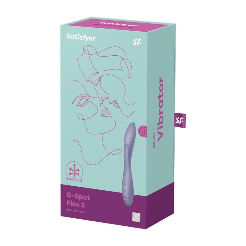 vibromasseur G-Spot Flex 2 Violet Foncé