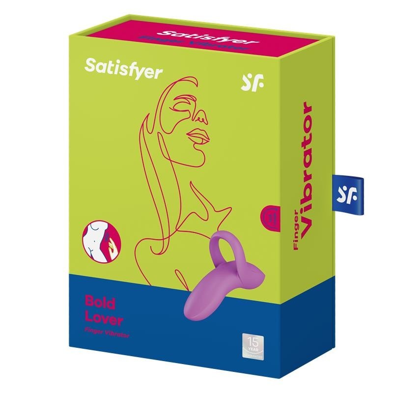 Bold Lover Stimulateur de doigt Rose Foncé