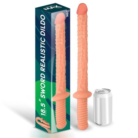 Gode Lame réaliste forme de épée 18.5 Épée Naturel