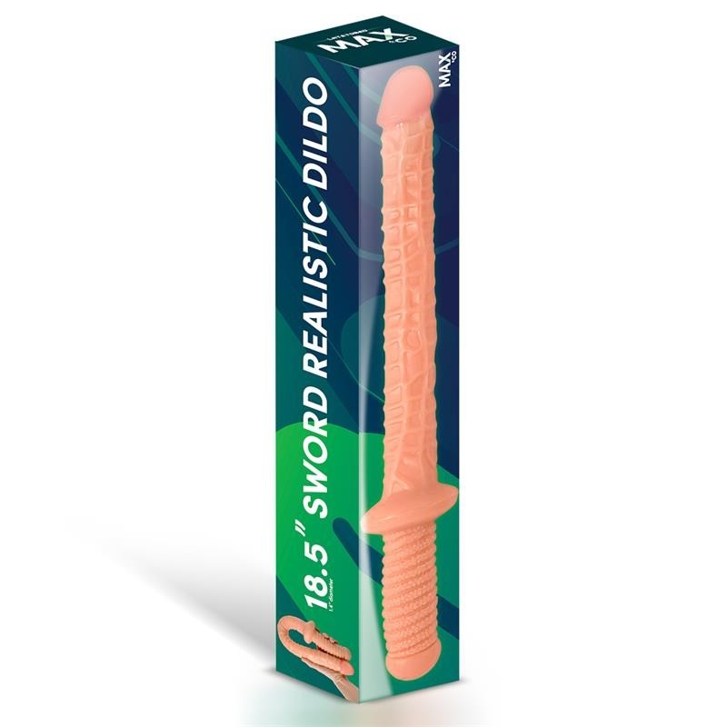 Gode Lame réaliste forme de Espada 18.5 Épée Naturel