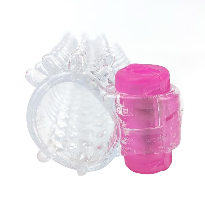 Etuit à pénis vibrant transparent