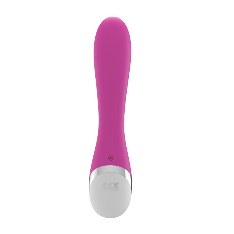Vibromasseur Dual USB silicone Rose
