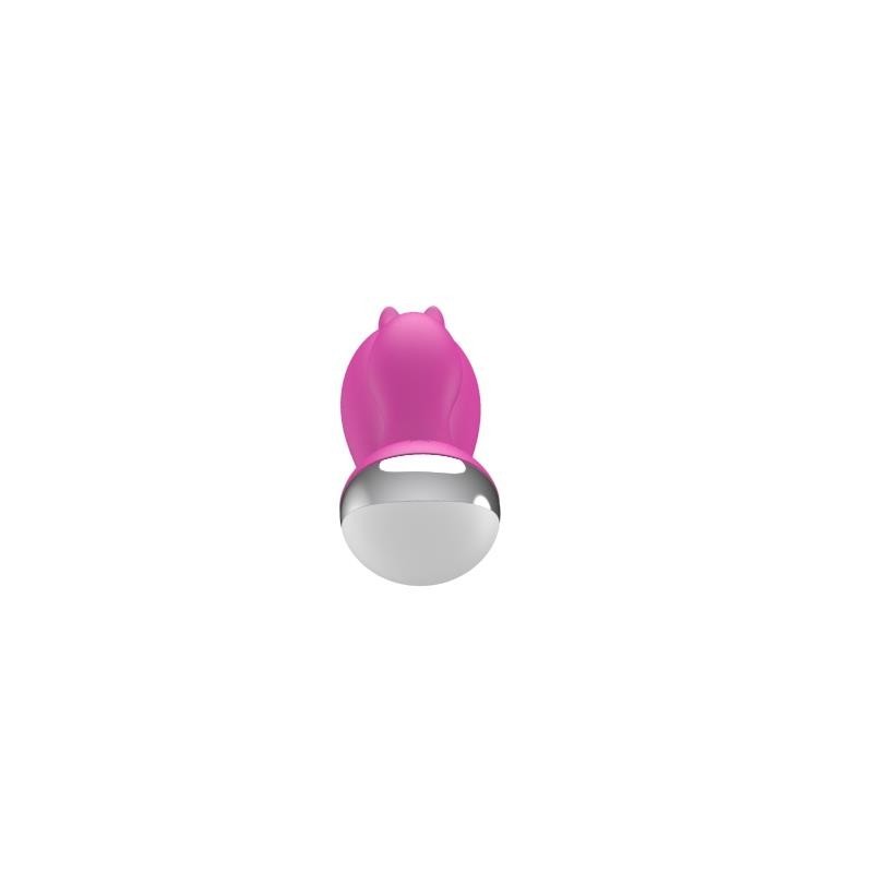 Vibromasseur Dual USB silicone Rose
