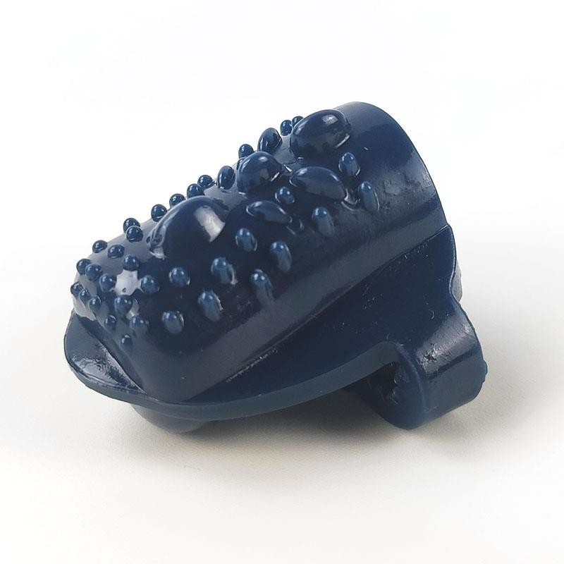 Anneau de doigt vibrant bleu