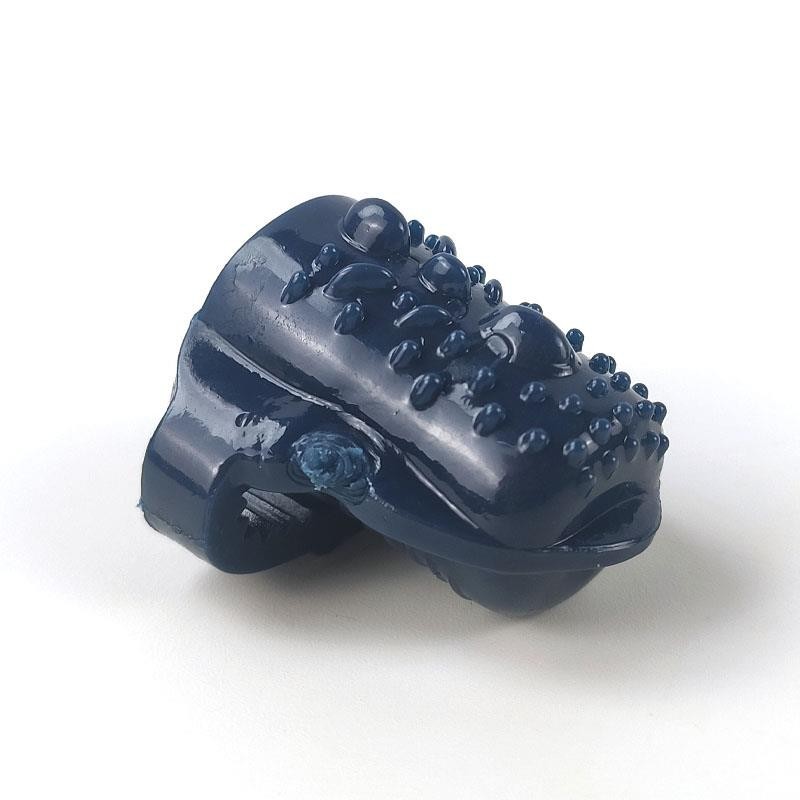 Anneau de doigt vibrant bleu