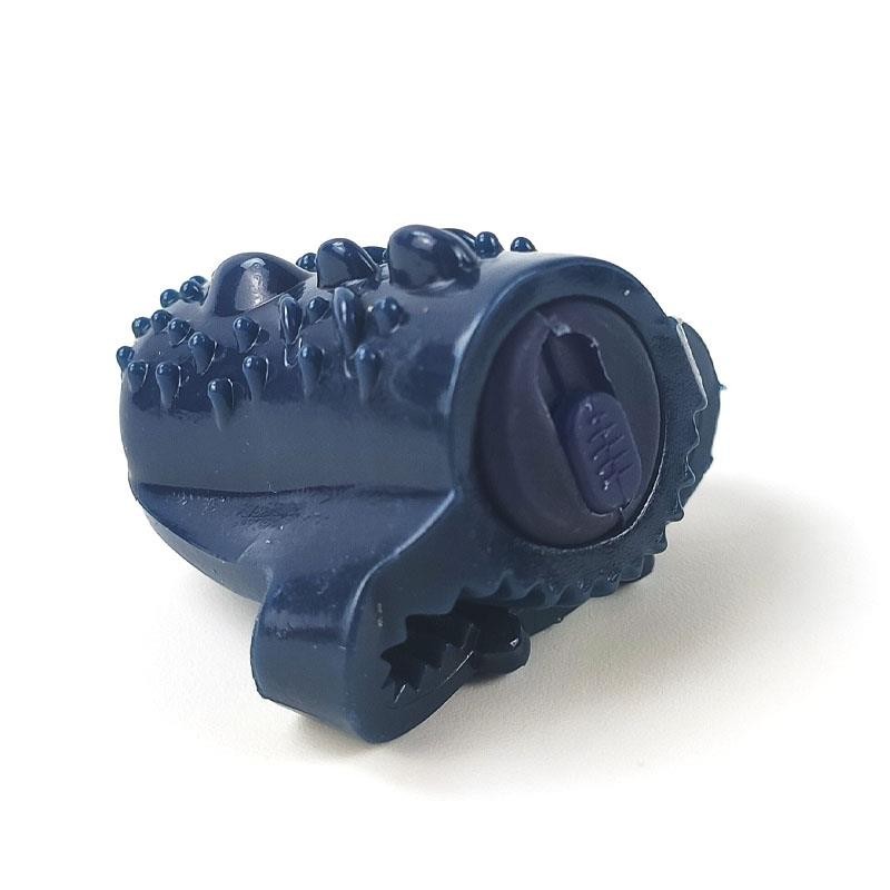 Anneau de doigt vibrant bleu