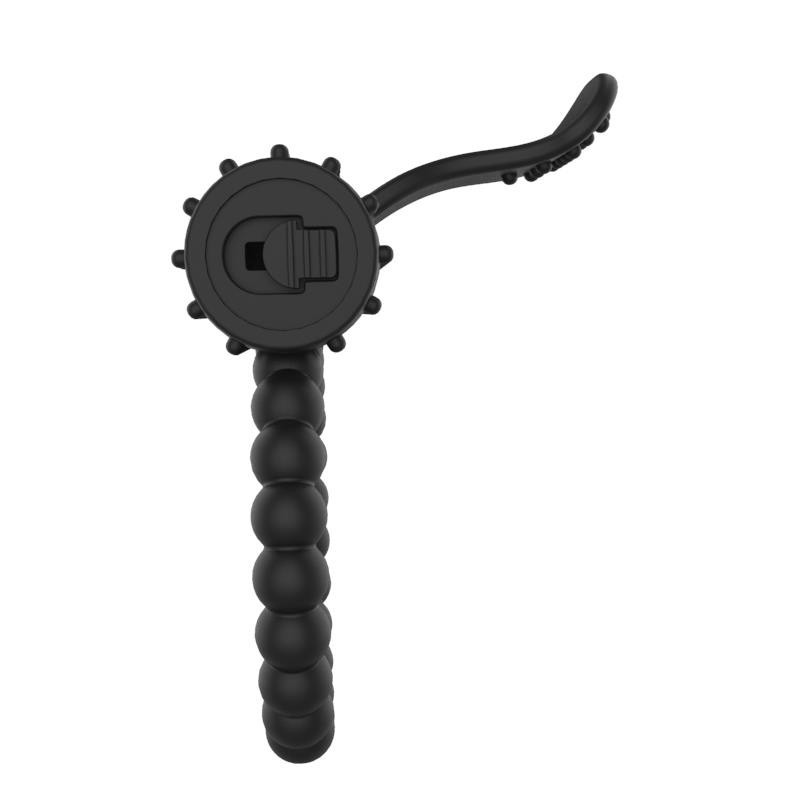 Anneau à pénis vibrant noire