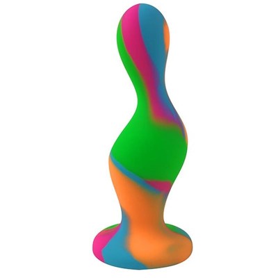 Plug Anal Multi Couleur Silicone