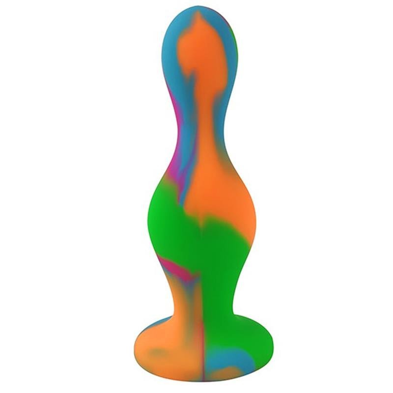 Plug Anal Multi Couleur Silicone