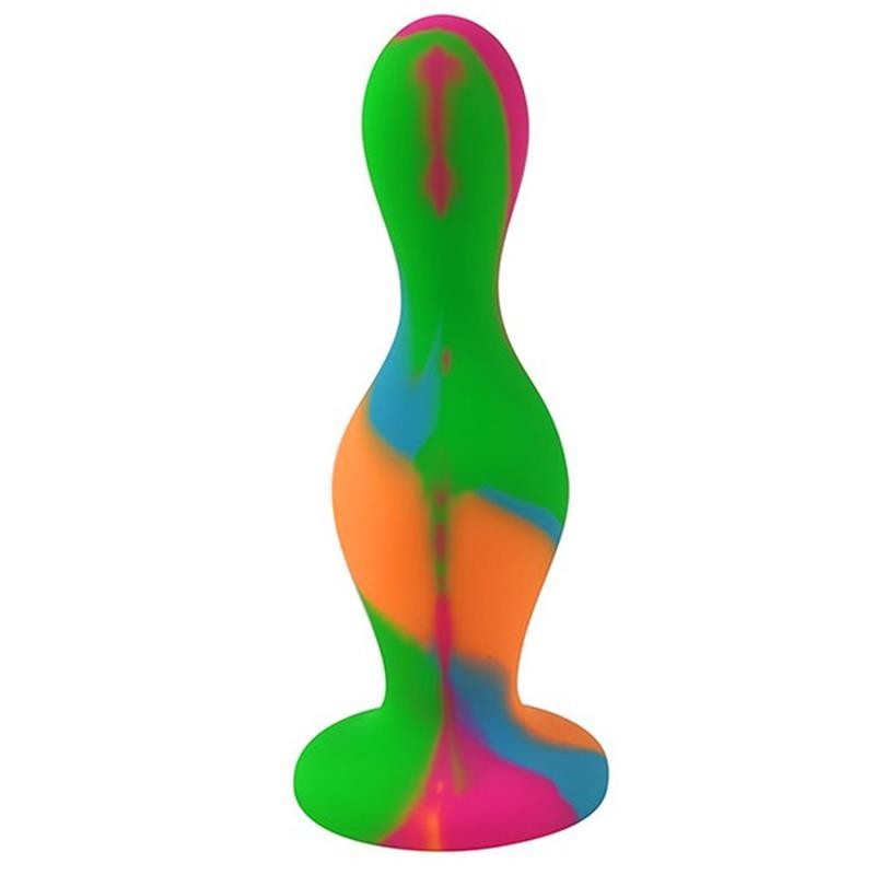 Plug Anal Multi Couleur Silicone