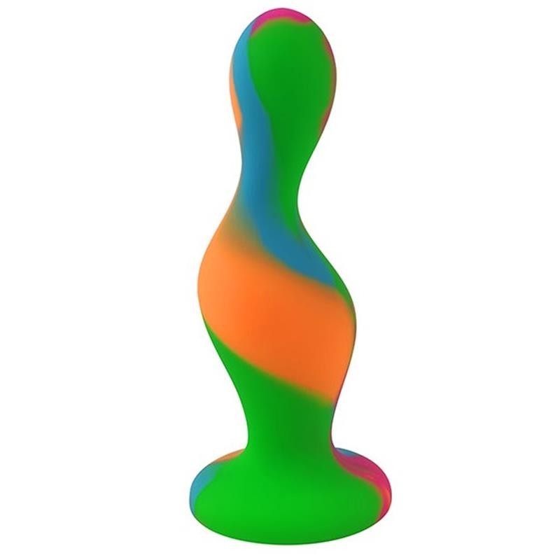Plug Anal Multi Couleur Silicone