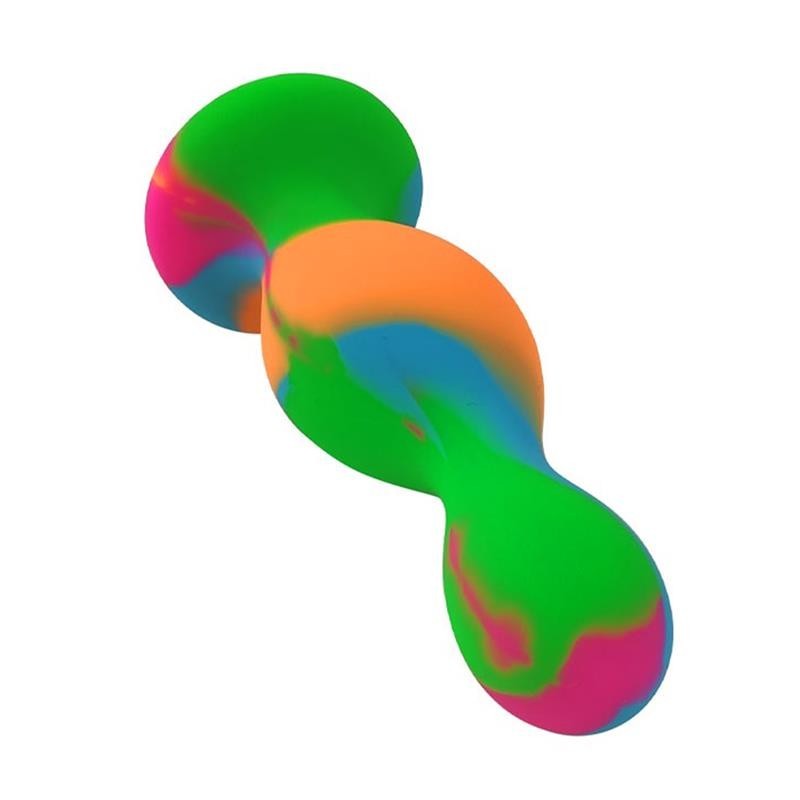 Plug Anal Multi Couleur Silicone