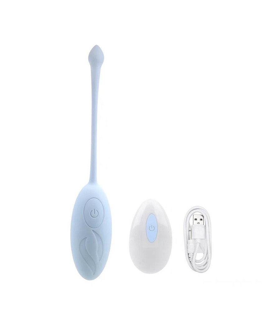 oeuf vibrant telecommande Bleu